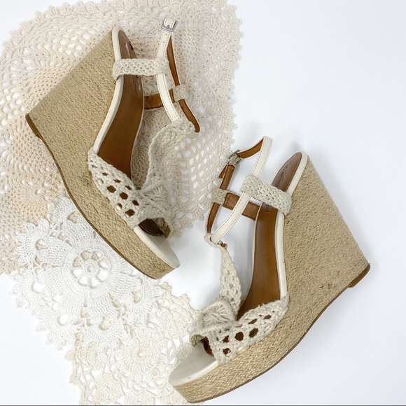 Lucky Brand Shoes - Lucky Brand | Crochet Boho Espadrille Wedge Sandal
